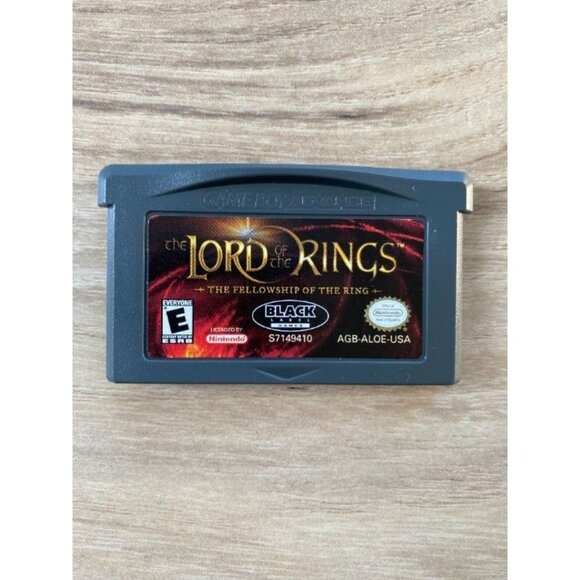 Lord of the Rings Fellowship of the Ring for Nintendo Gameboy Advance